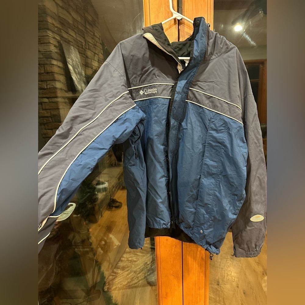 Columbia Men's Blue and Gray Performance Jacket